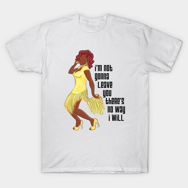 Chi Chi DeVayne (White Background) T-Shirt by fsketchr